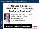 How to Sell IT Service Contracts to Your Small Business Clients